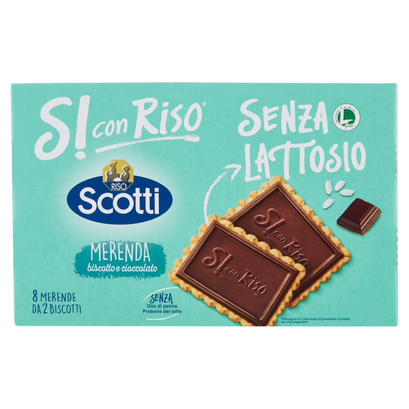 Si Con Riso Merenda Biscotto e Cioccolato 200gr