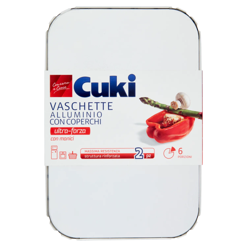 Cuki Vaschetta Caldo/Gelo RS99 6 Porzioni 2pz