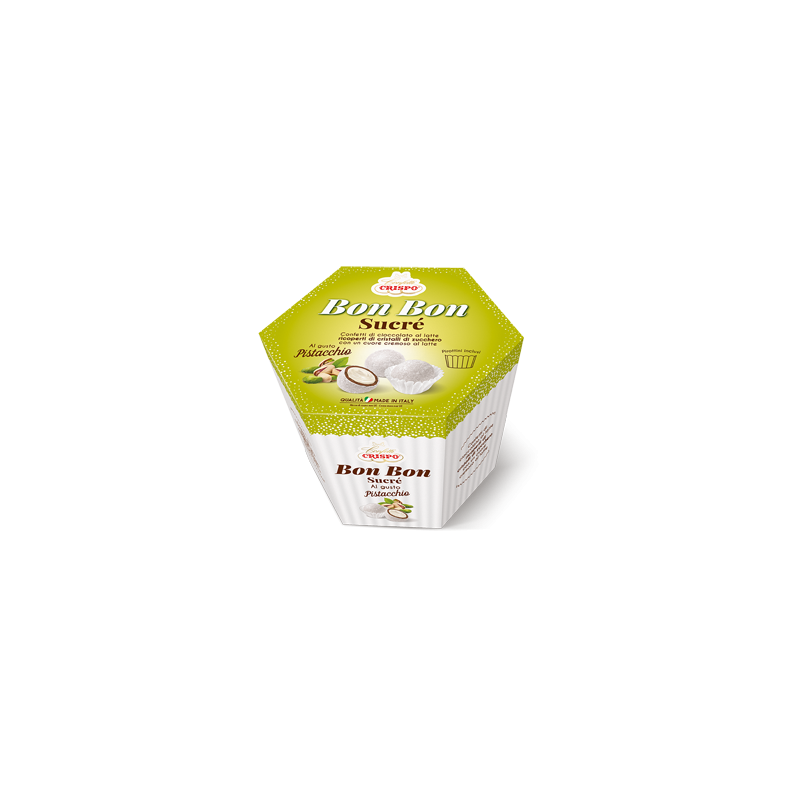 8005085730004 Crispo Bon Bon Sucre Pistacchio 500gr