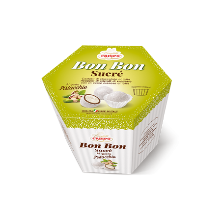 8005085730004 Crispo Bon Bon Sucre Pistacchio 500gr