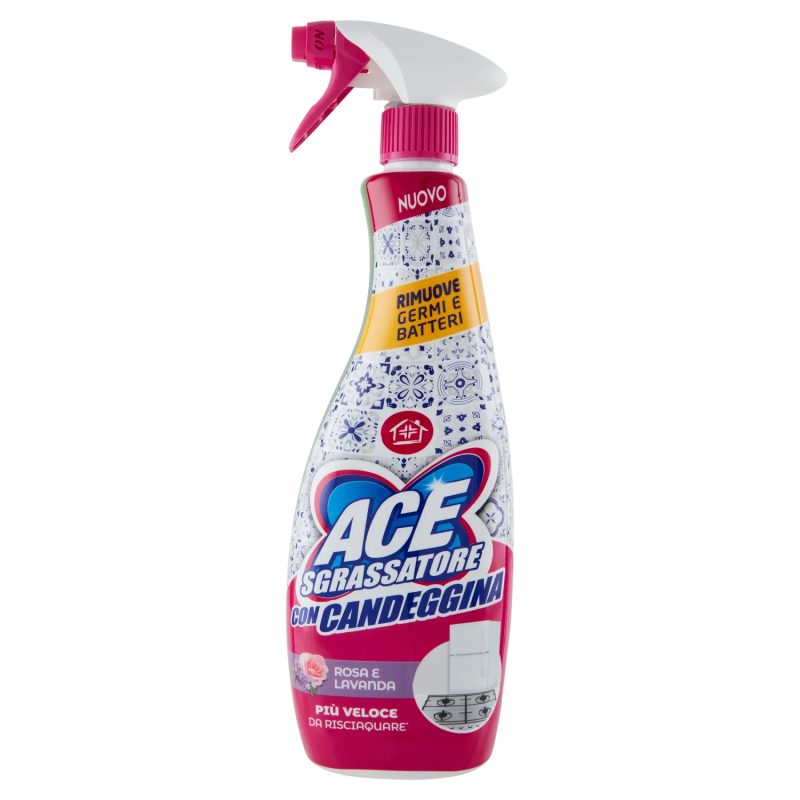 Ace Sgrassatore Con Candeggina Spray 600ml