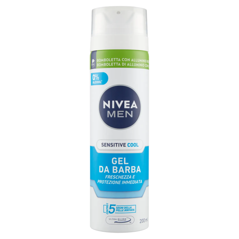 4005900619402 Nivea Men Schiuma Da Barba Gel Sensitive Cool New 200ml