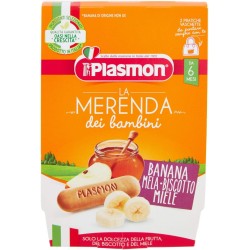 Plasmon Merenda Banana, Mela E Biscotto New 2x120gr