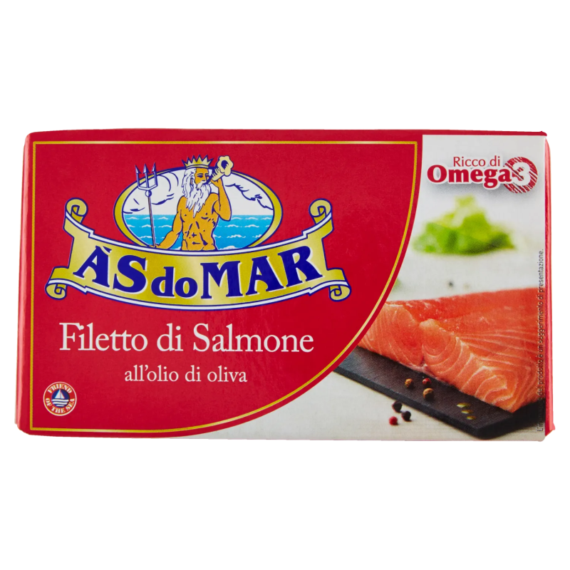 8003294538008 As Do Mar Filetti Di Salmone All'Olio Di Oliva 115gr