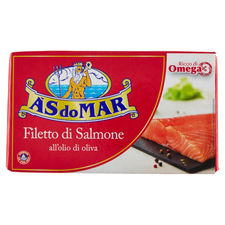 8003294538008 As Do Mar Filetti Di Salmone All'Olio Di Oliva 115gr