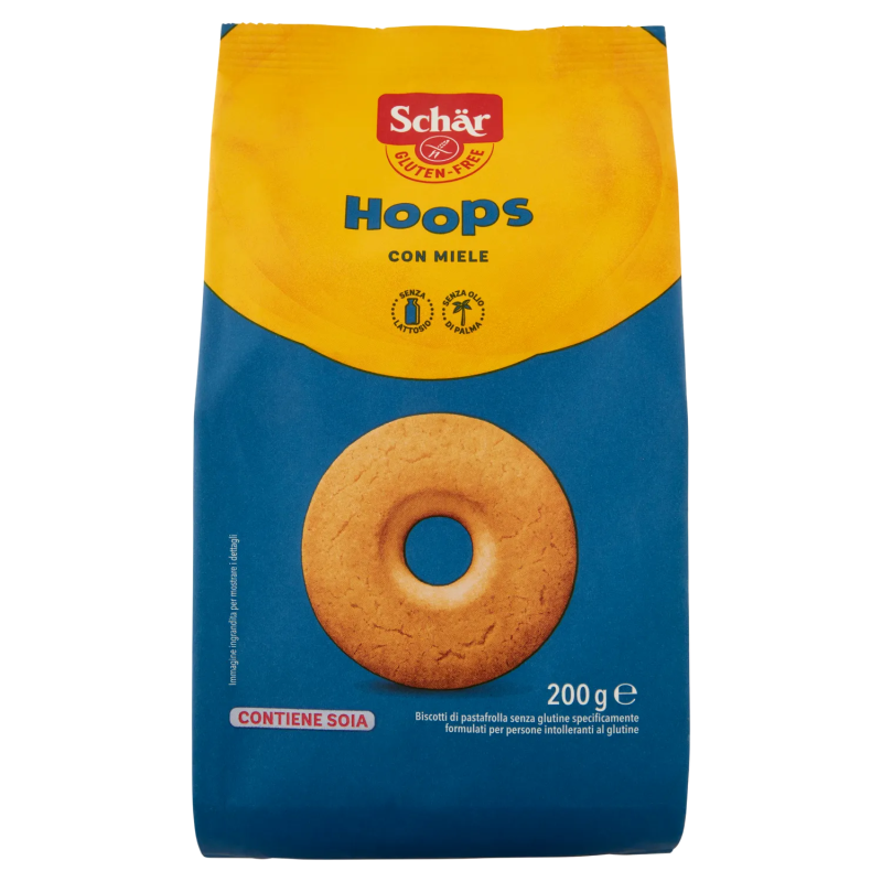 8008698045497 Schar Gluten Free Frollini Hoops New 200gr