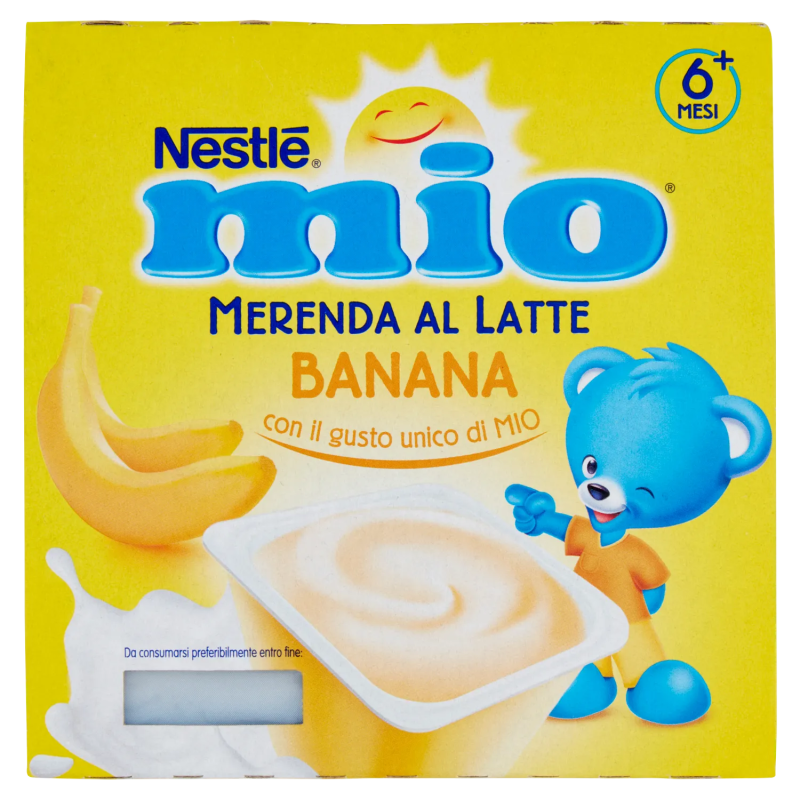 Mio Merenda Latte e Banana 4x100gr