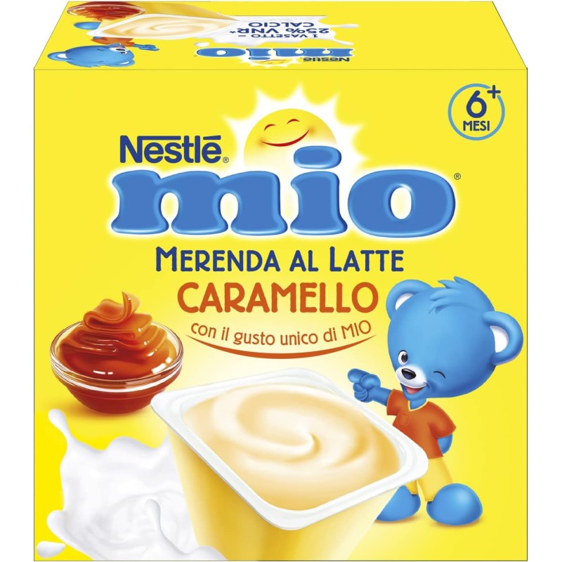 Mio Merenda Latte e Caramello 4x100gr