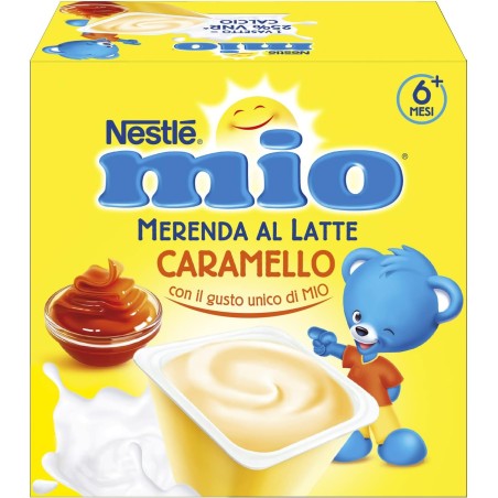 7613034279484 Mio Merenda Latte e Caramello 4x100gr