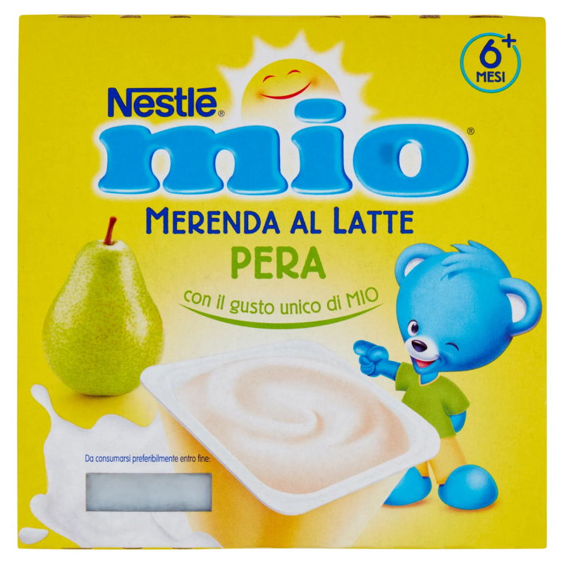 Mio Merenda Latte e Vaniglia 4x100gr