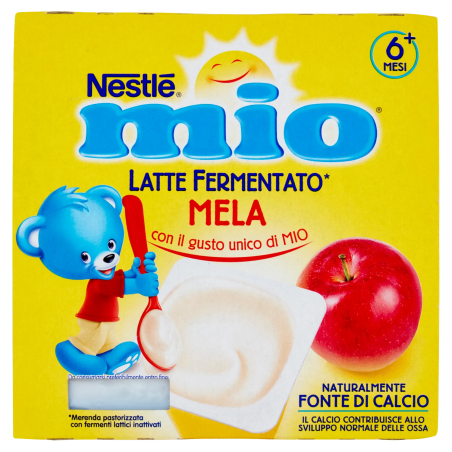 8445290179364 Mio Merenda Latte Fermentato e Mela 4x100gr