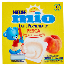 Mio Merenda Latte Fermentato e Pesca 4x100gr