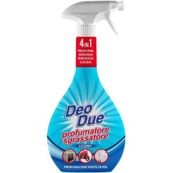 8388776980118 Deo Due Sgrassatore Profumatore Azzurro Spray 600ml