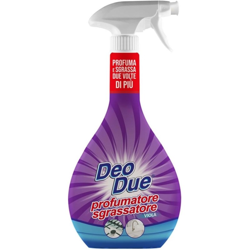 Deo Due Sgrassatore Profumatore Viola Spray 600ml