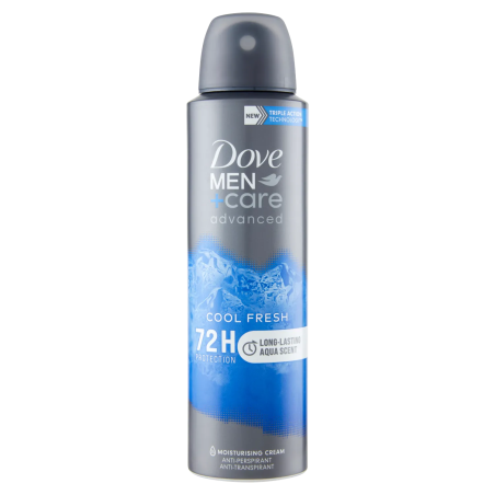 8720181284892 Dove Deo Spray Advanced Men Cool Fresh 150ml