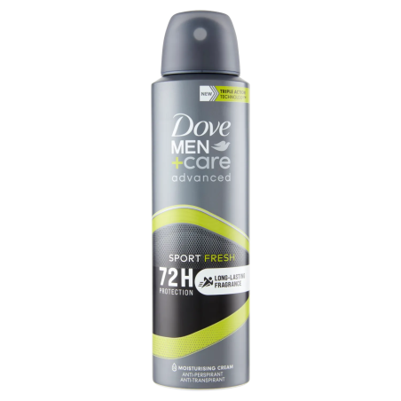 8720181284458 Dove Deo Spray Advanced Men Sport Fresh 150ml