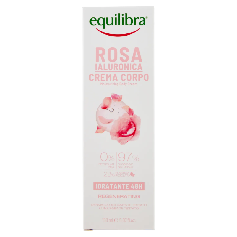 8000137018468 Equilibra Rosa Ialuronica Crema Corpo Idratante 150ml