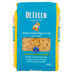 8001250120656 De Cecco n.065 Mezzi Tubetti Rigati 500gr