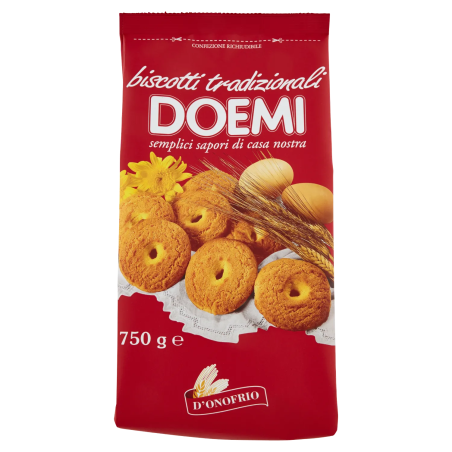 8001122001021 Doemi Biscotti Tradizionali 750gr