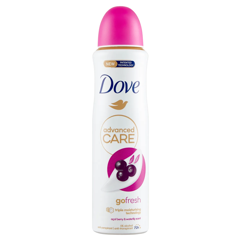 8720181291401 Dove Deo Spray Advanced Acai 150ml