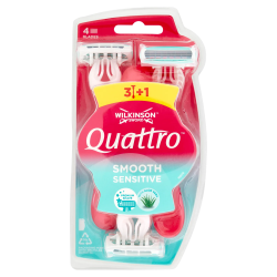 4027800408405 Wilkinson Woman Quattro Sensitive 3+1pz