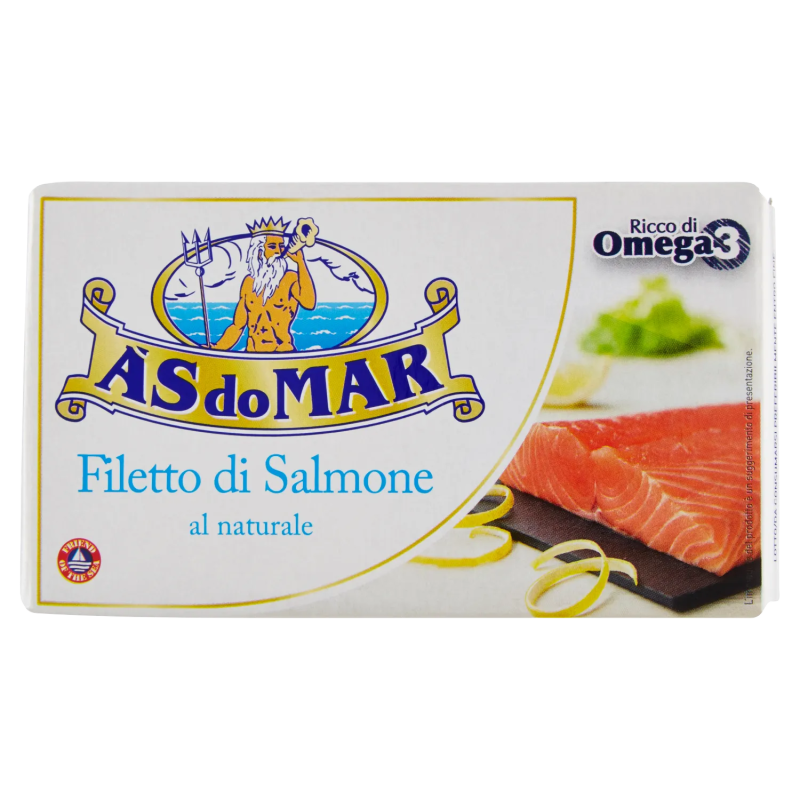 As Do Mar Filetti Di Salmone Al Naturale 115gr