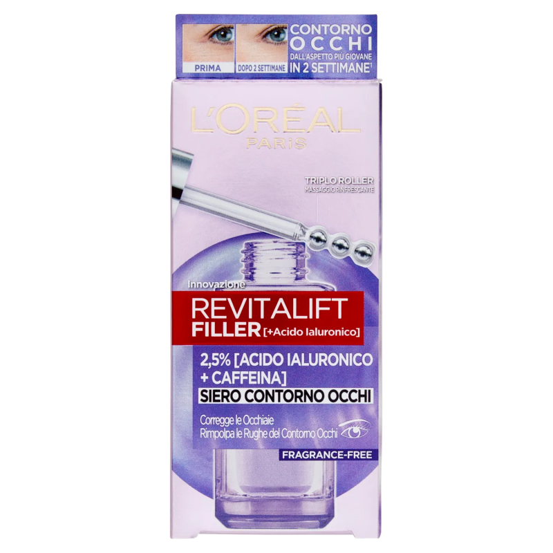 3600524025526 L'Oreal Siero Revitalift Filler Eye 20ml