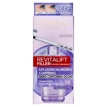 3600524025526 L'Oreal Siero Revitalift Filler Eye 20ml