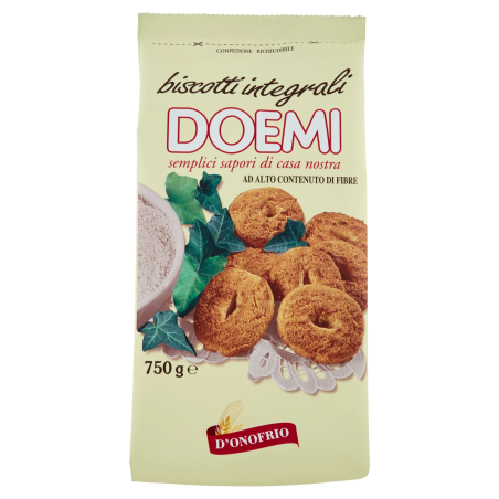 8001122001038 Doemi Biscotti Integrali 750gr