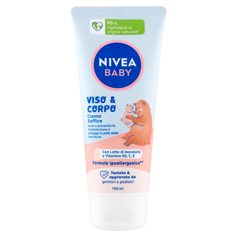 4006000030715 Nivea Baby Crema Soffice Viso e Corpo Tubo New 100ml