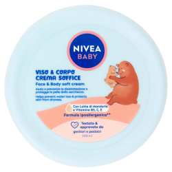 4006000030692 Nivea Baby Crema Soffice Viso e Corpo Vaso New 200ml