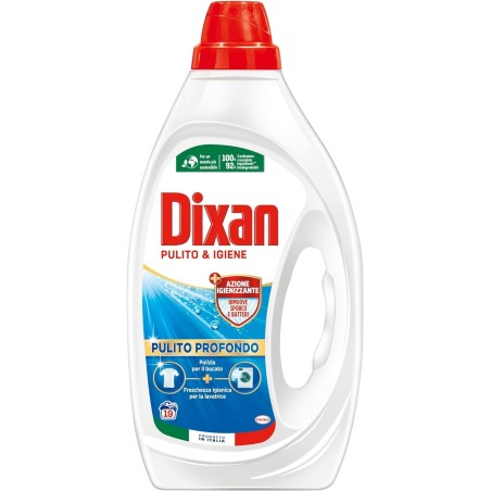 8015100577316 Dixan Liquido Lavatrice Igiene 19 Misurini 950ml