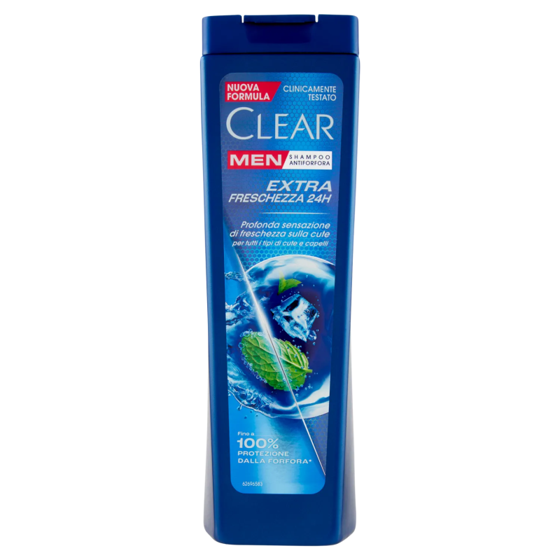 8720181429675 Clear Shampoo Extra Freschezza 24H 225ml