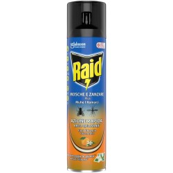 5000204342550 Raid Mosche e Zanzare Fiori D'Arancio Spray New 400ml