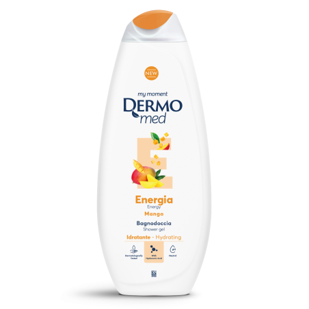 8050999571144 Dermomed Bagnodoccia Energia - Mango 650ml