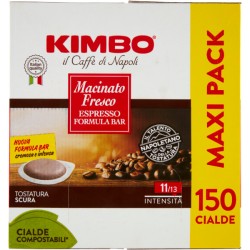 8002200144050 Kimbo Cialde Macinato Fresco 150pz