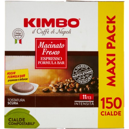 8002200144050 Kimbo Cialde Macinato Fresco 150pz