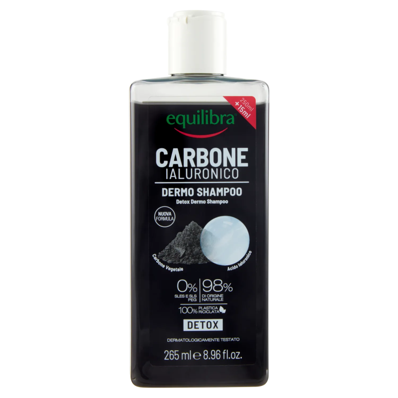 8000137015054 Equilibra Shampoo Carbone Attivo 250ml