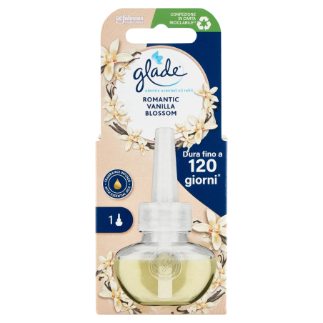 5000204332629 Glade Elettrico Ricarica Romantic Vanilla New 20ml