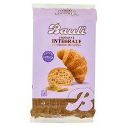 8001720644248 Bauli Croissant Integrale Con Zucchero di Canna 6x37gr