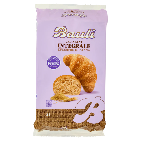 8001720644248 Bauli Croissant Integrale Con Zucchero di Canna 6x37gr