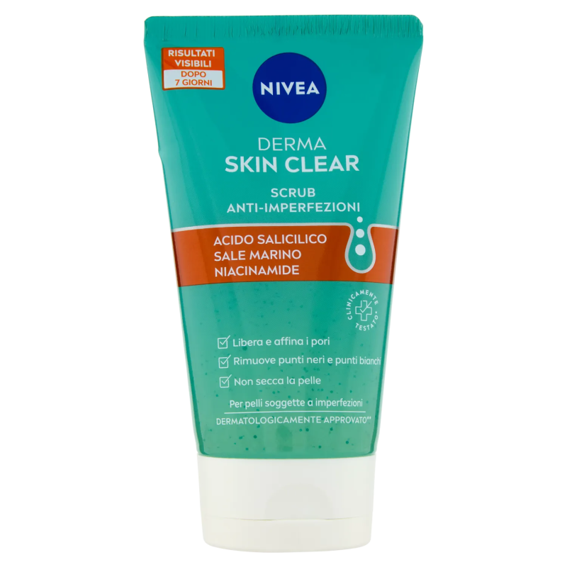 Nivea Derma Skin Clear Scrub Anti-Imprefezioni 150ml