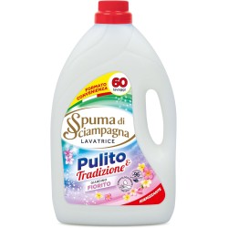 8007750015270 Spuma di Sciampagna Lavatrice Pulito e Tradizione Giardino Fiorito 60 Misurini 3000ml