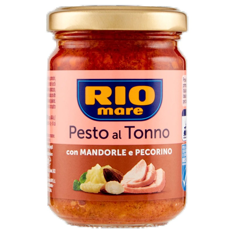 8004030506091 Rio Mare Pesto Al Tonno con Mandorle e Pecorino 130gr