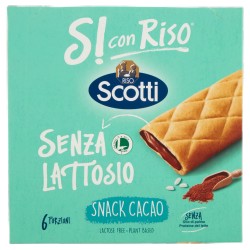 8001860185038 Si Con Riso Snack al Cacao 6x25gr