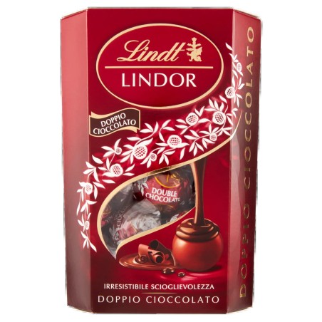 8003340047683 Lindt Lindor Cornet Doppio Cioccolato 200gr