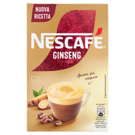 8000300245240 Nescafe' Ginseng Coffee 10 Bustine 70gr