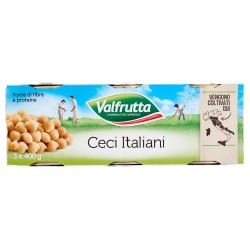 8001440126956 Valfrutta Ceci Italiani 3x400gr