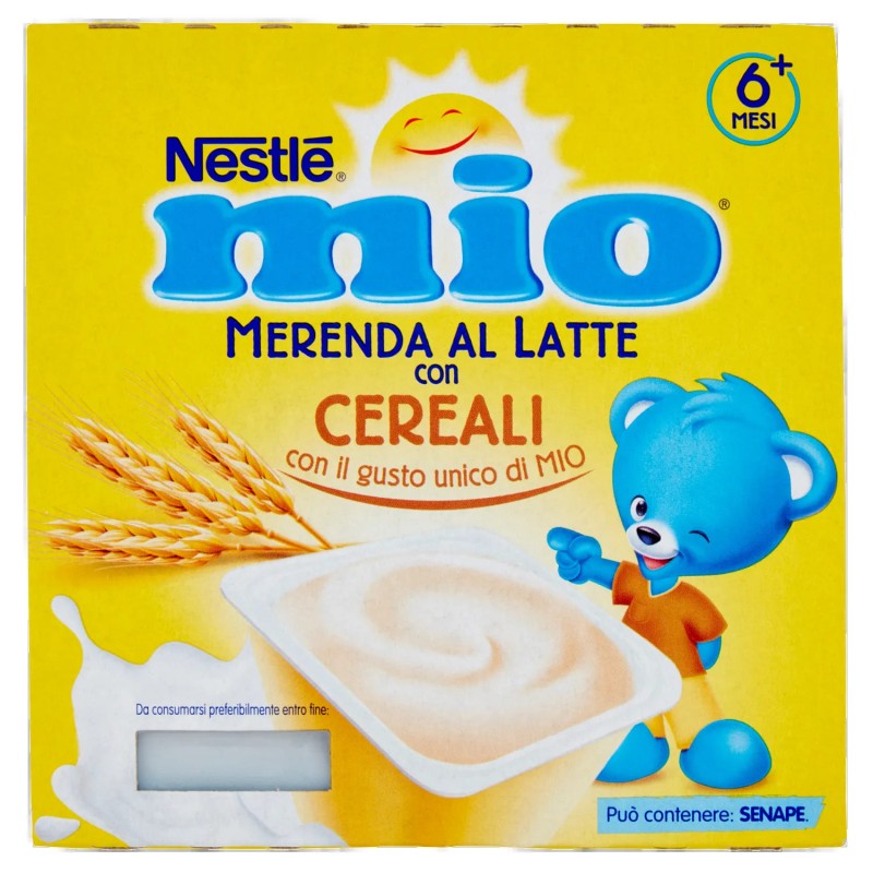 8445290732668 Mio Merenda Latte e Cerali New 4x100gr