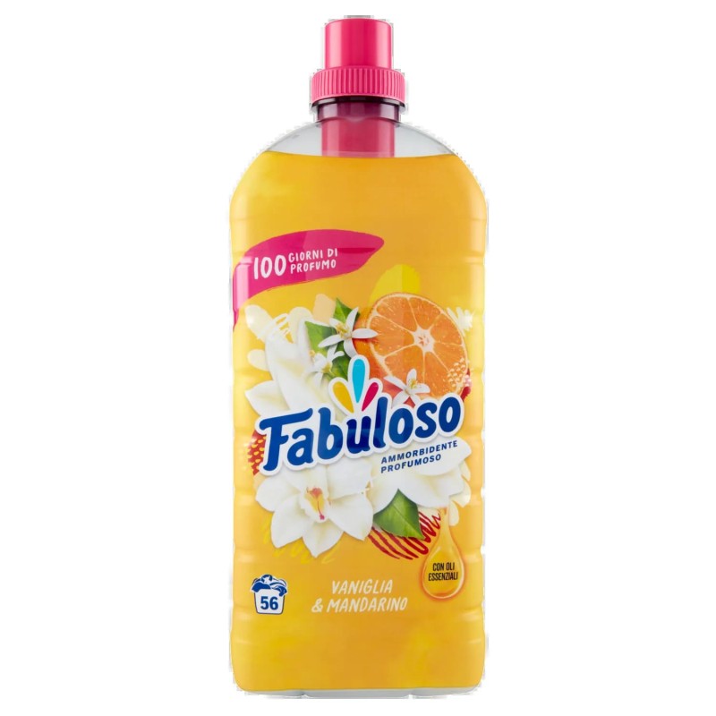 8718951588448 Fabuloso Ammorbidente Concentrato Vaniglia & Mandarino 56 Misurini 1250ml